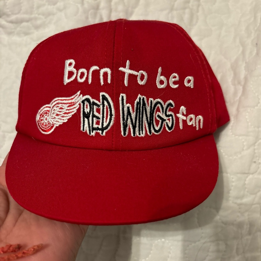 Boys Red Wings Baseball Hat